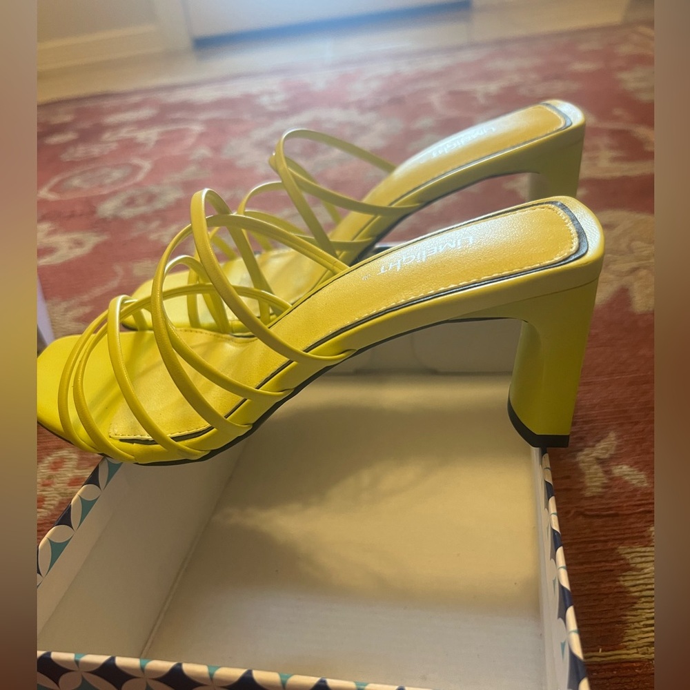 Limelight Allegra yellow sandal